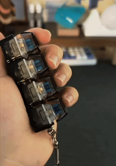 Keyboard Fidget Keychain